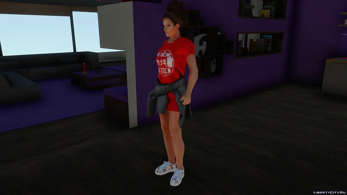 Lisa Hamilton in Casual Wear v8 / GTA San Andreas