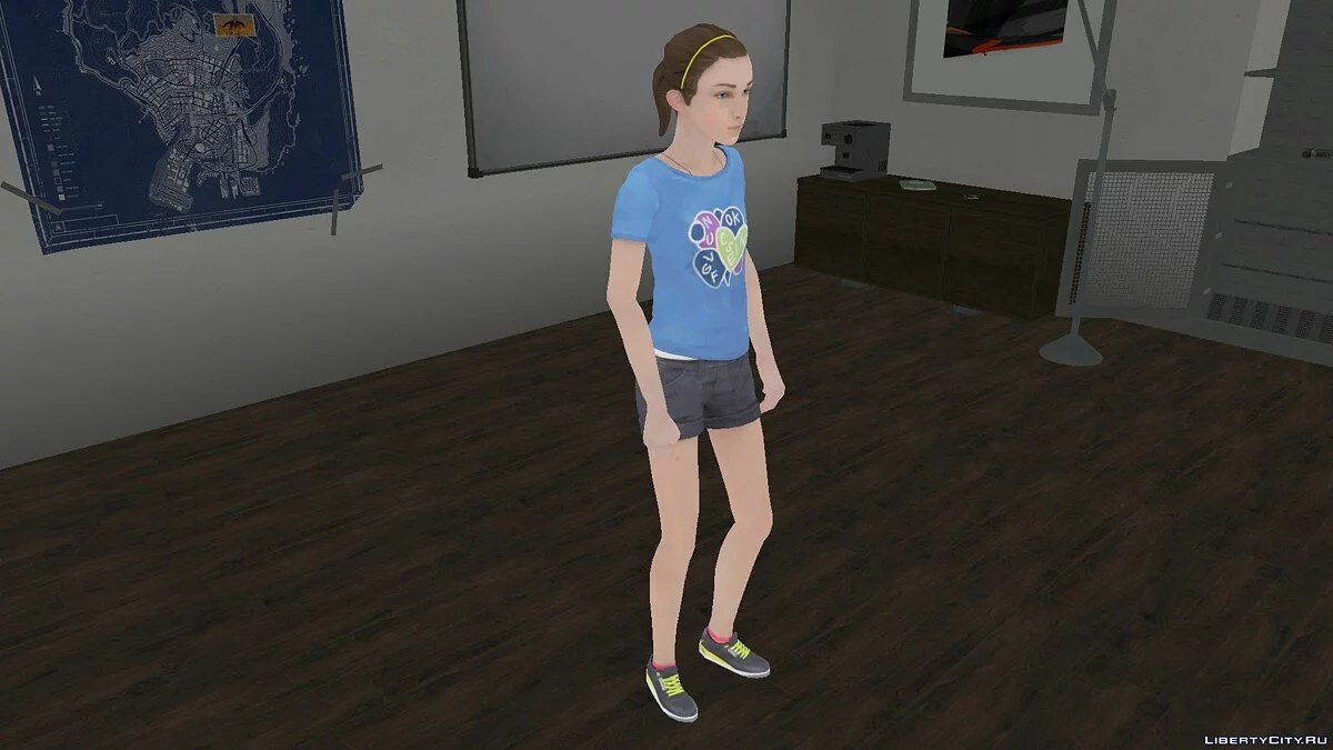 Maxine Caulfield im Alter von 13 Jahren aus Life Is Strange: Episode 3 / GTA San Andreas