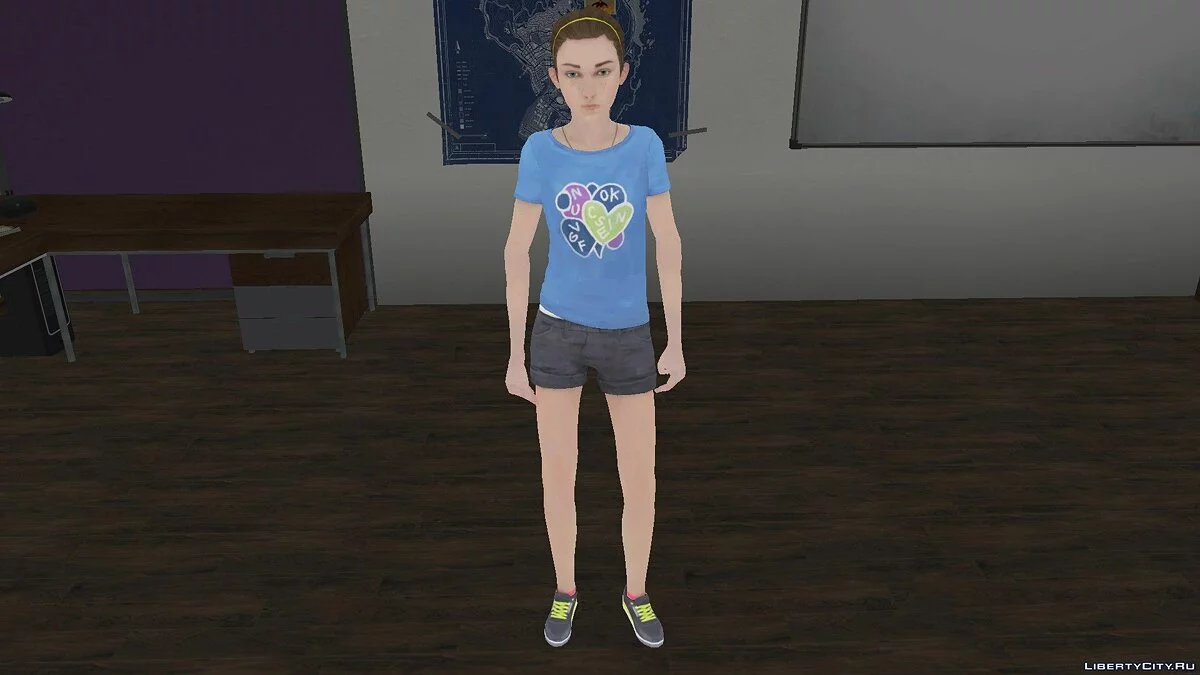 Maxine Caulfield im Alter von 13 Jahren aus Life Is Strange: Episode 3 / GTA San Andreas