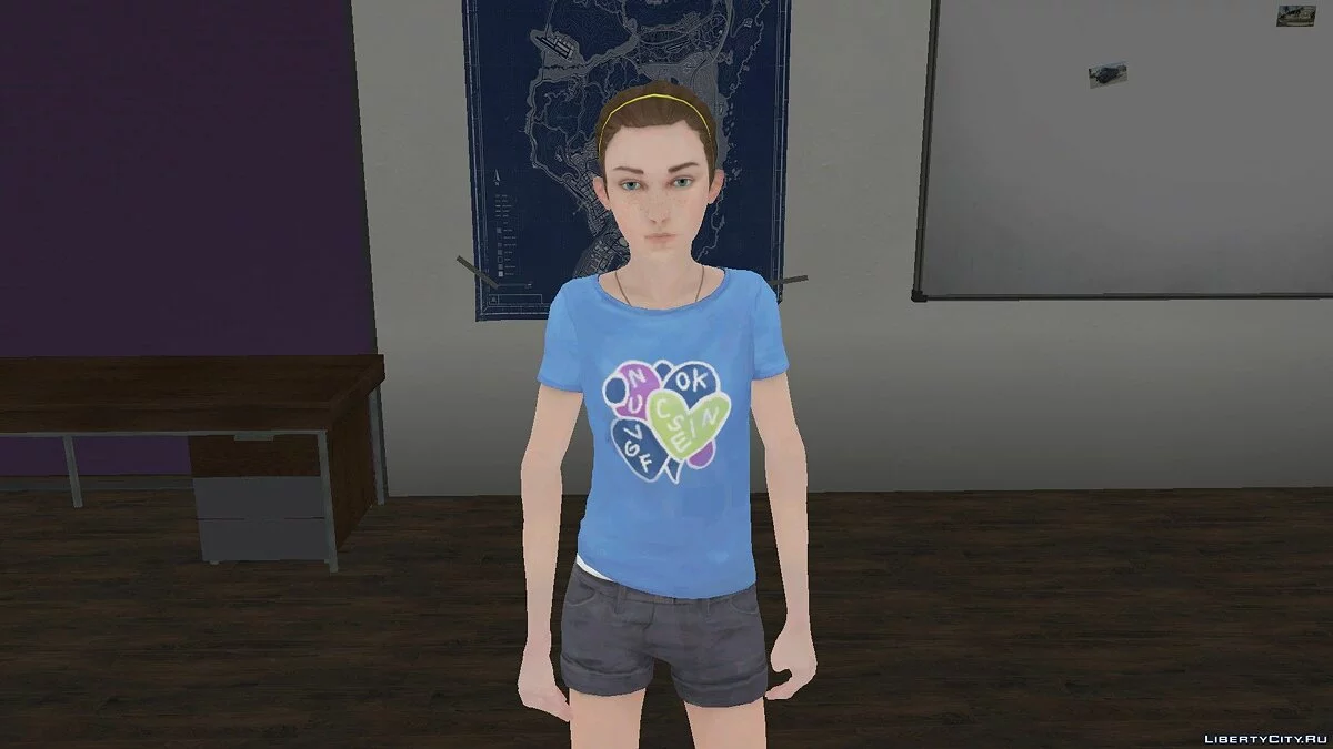 Maxine Caulfield im Alter von 13 Jahren aus Life Is Strange: Episode 3 / GTA San Andreas