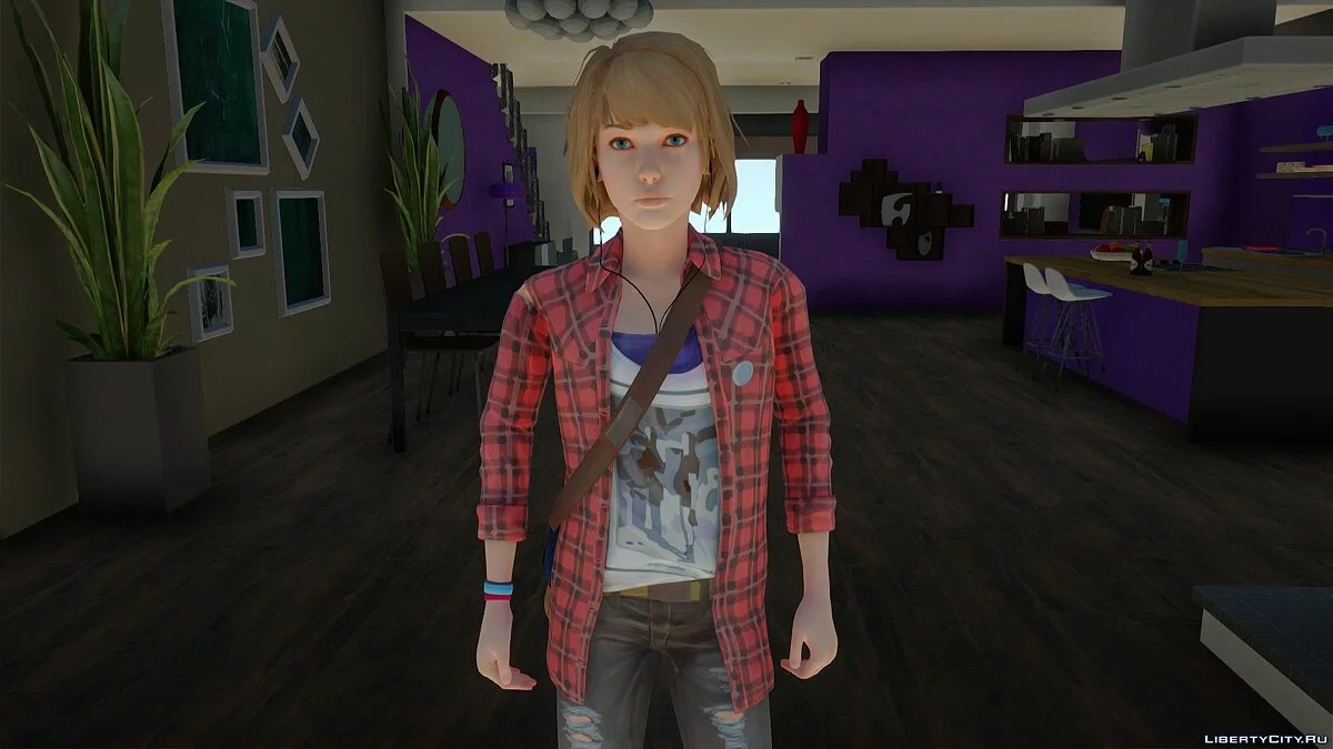Max Caulfield in Rachel Amber's Outfit from Life is Strange / GTA San Andreas