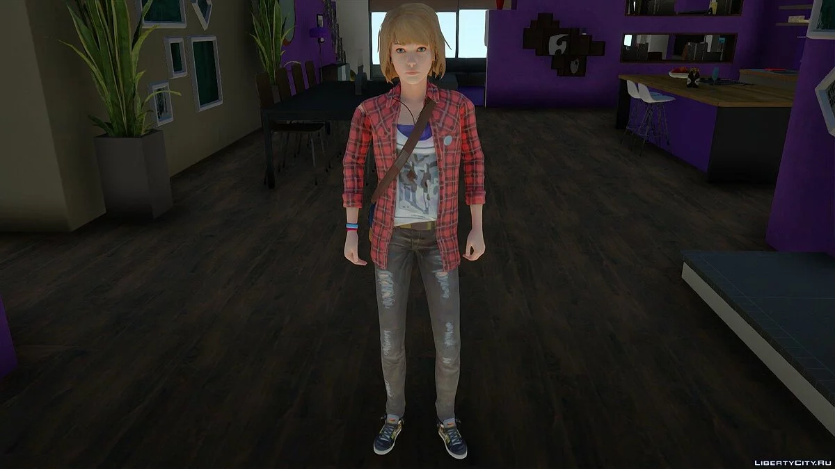 Max Caulfield in Rachel Amber's Outfit from Life is Strange / GTA San Andreas