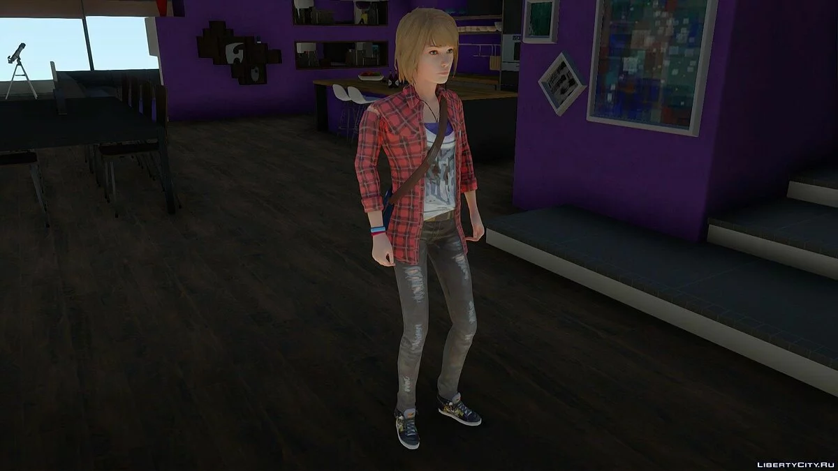 Max Caulfield in Rachel Amber's Outfit from Life is Strange / GTA San Andreas