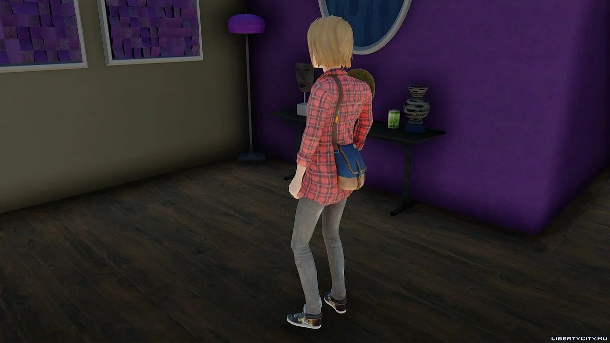 Max Caulfield in Rachel Amber's Outfit from Life is Strange / GTA San Andreas