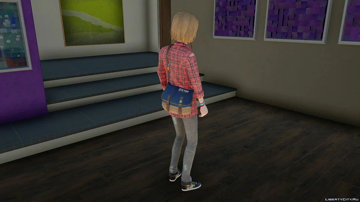 Max Caulfield in Rachel Amber's Outfit from Life is Strange / GTA San Andreas