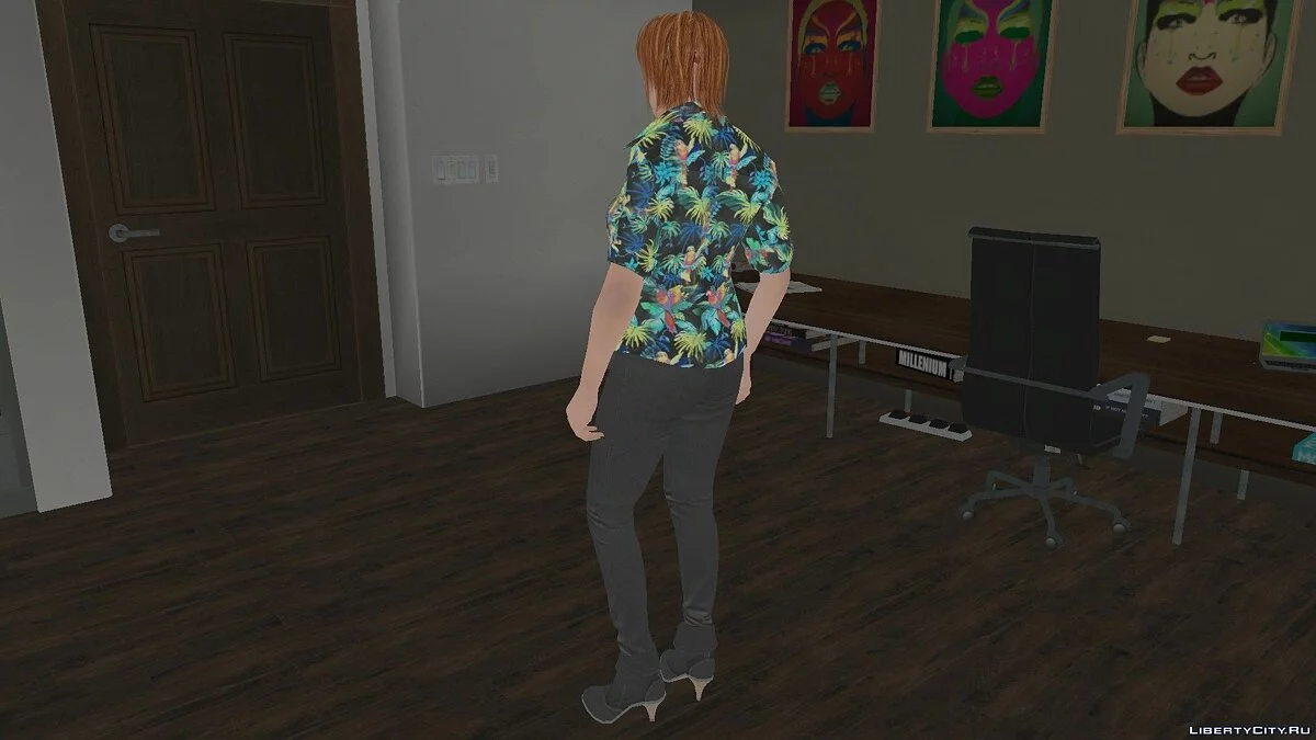 Zufälliger Skin eines Mädchens aus GTA Online / GTA San Andreas