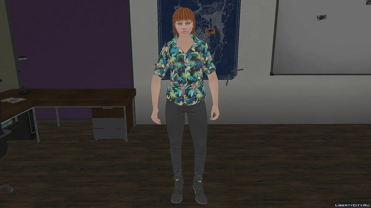 Zufälliger Skin eines Mädchens aus GTA Online / GTA San Andreas