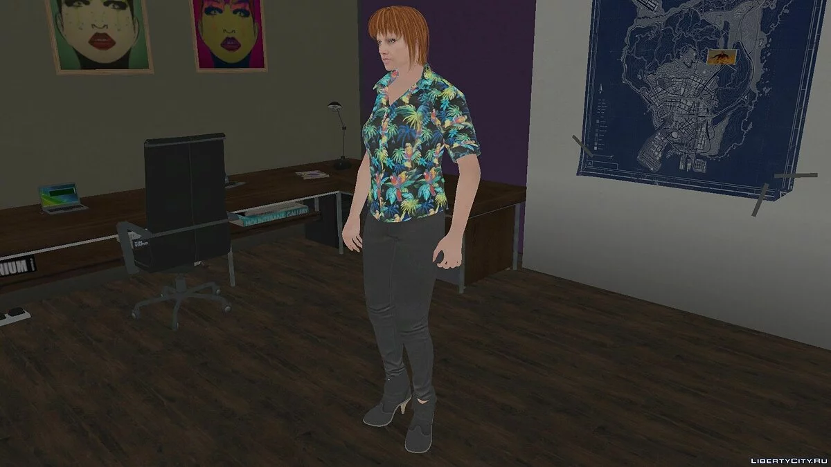 Zufälliger Skin eines Mädchens aus GTA Online / GTA San Andreas