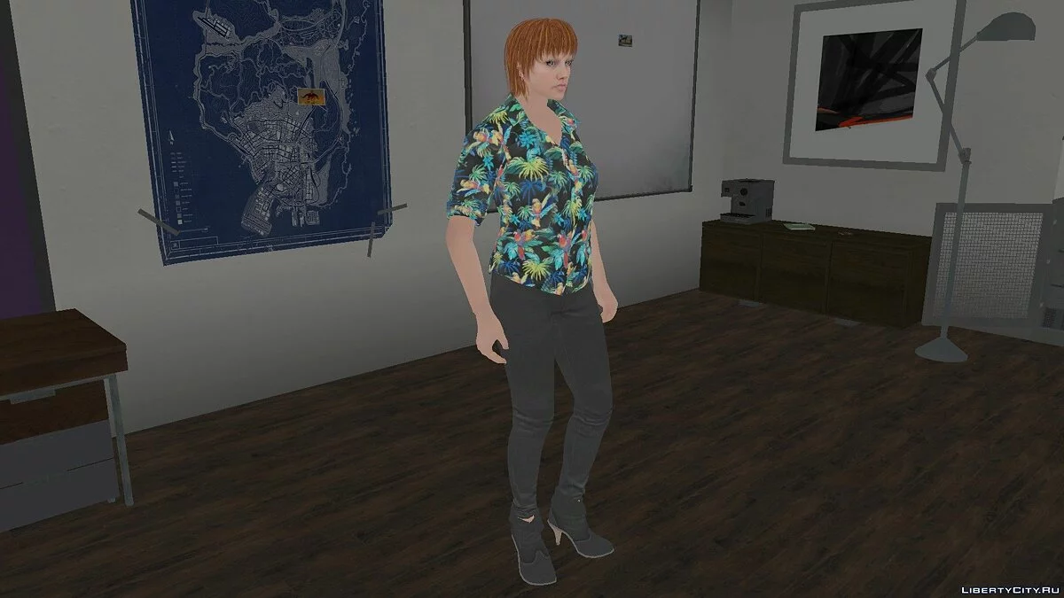 Zufälliger Skin eines Mädchens aus GTA Online / GTA San Andreas