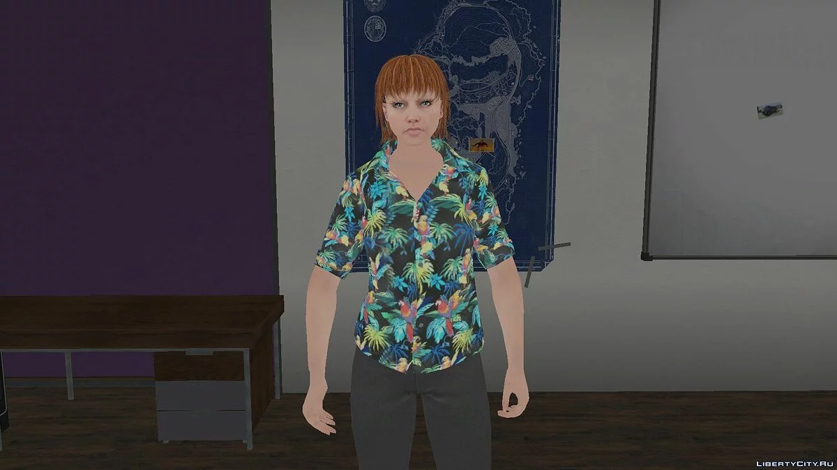 Zufälliger Skin eines Mädchens aus GTA Online / GTA San Andreas
