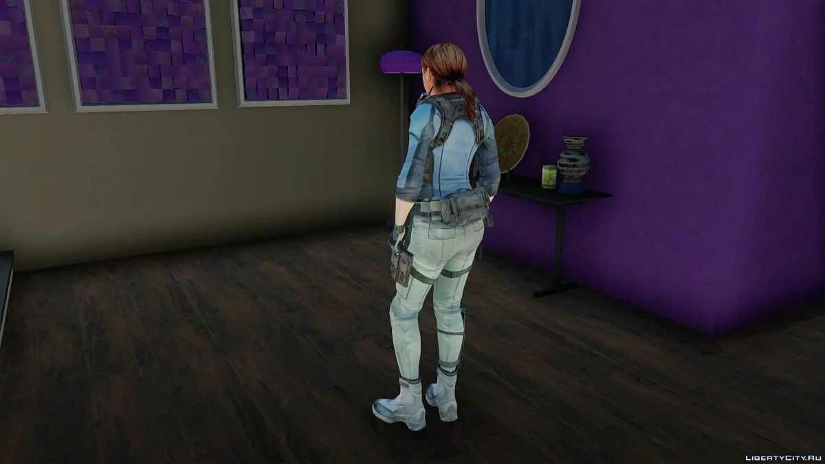 Jill Valentine from Resident Evil: Revelations / GTA San Andreas