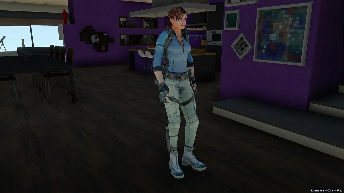 Jill Valentine from Resident Evil: Revelations / GTA San Andreas