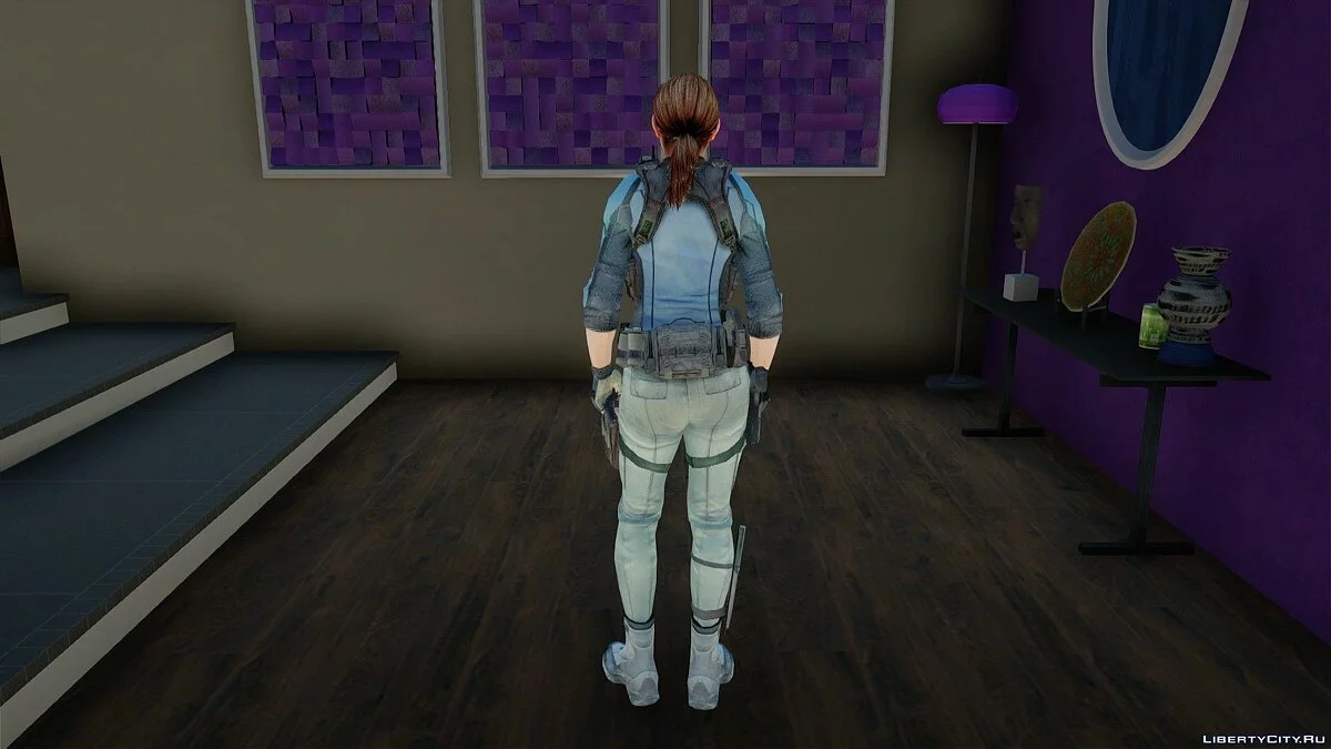 Jill Valentine from Resident Evil: Revelations / GTA San Andreas