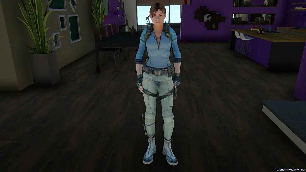 Jill Valentine from Resident Evil: Revelations / GTA San Andreas