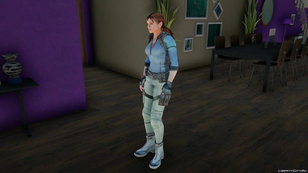 Jill Valentine from Resident Evil: Revelations / GTA San Andreas