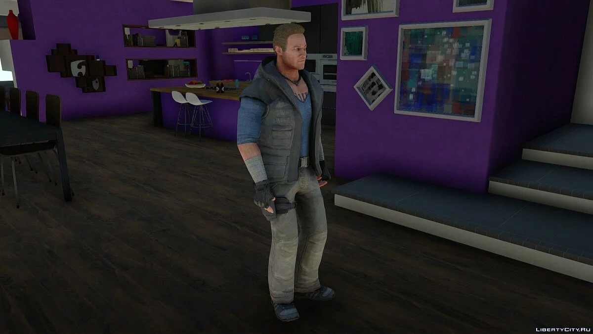 Johnny Cage from Mortal Kombat X / GTA San Andreas