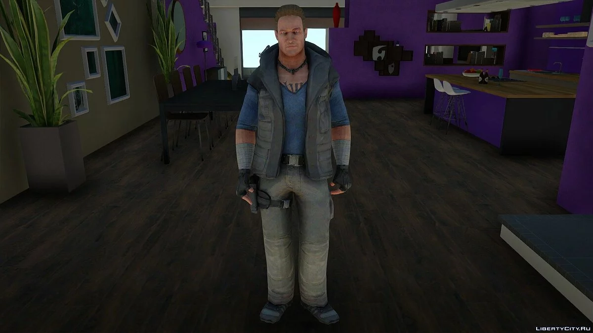 Johnny Cage from Mortal Kombat X / GTA San Andreas