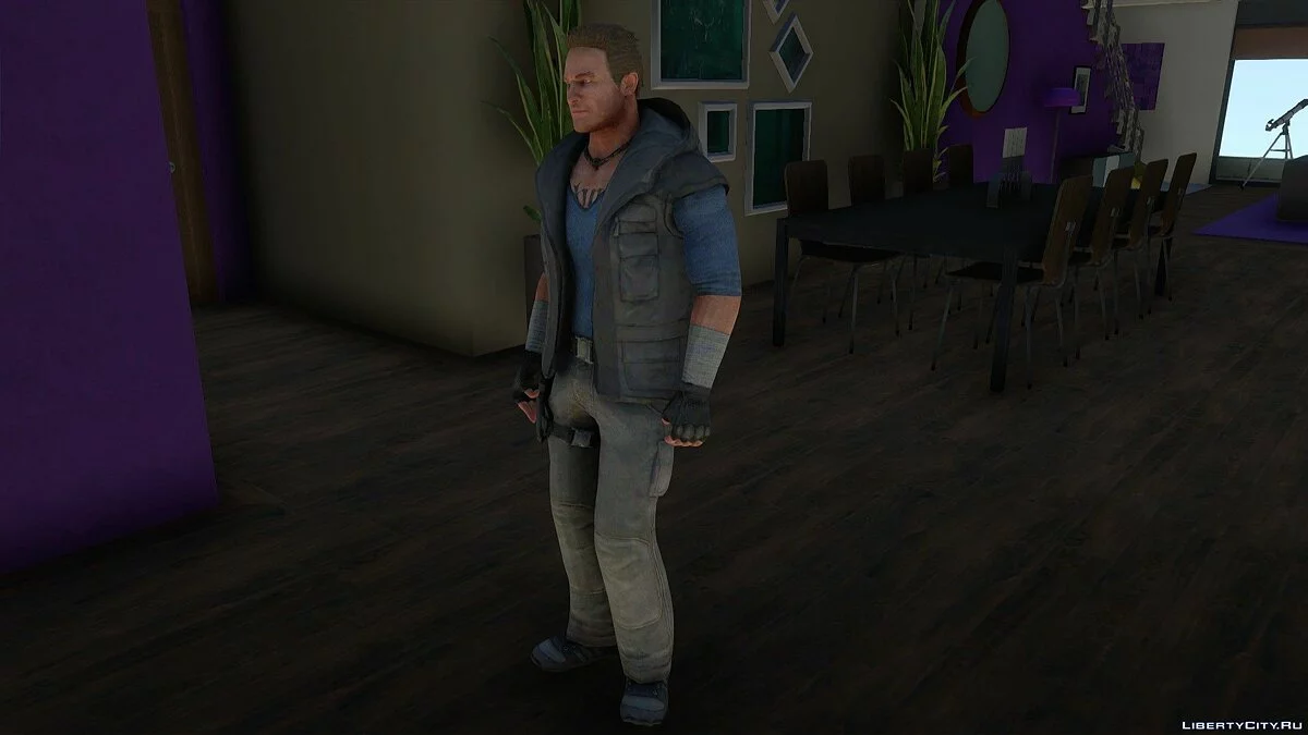 Johnny Cage from Mortal Kombat X / GTA San Andreas