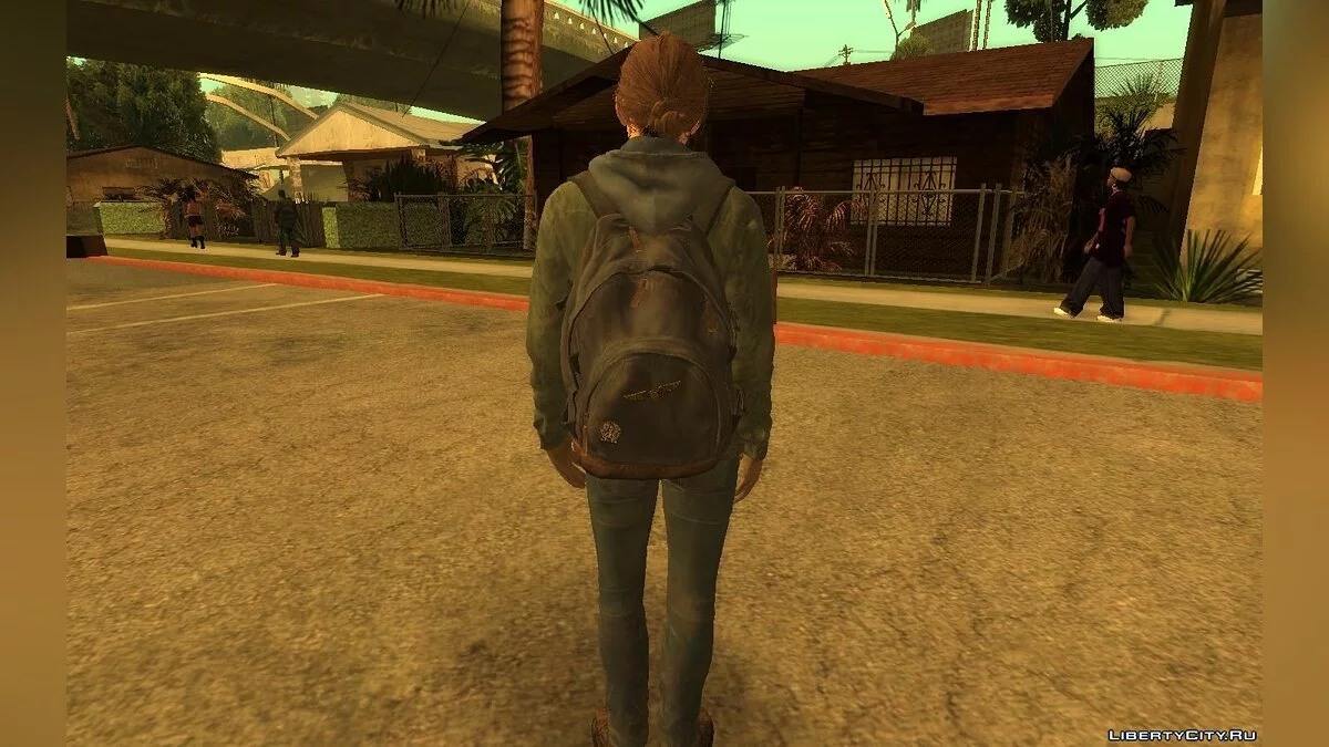Ellie from The Last of Us / GTA San Andreas