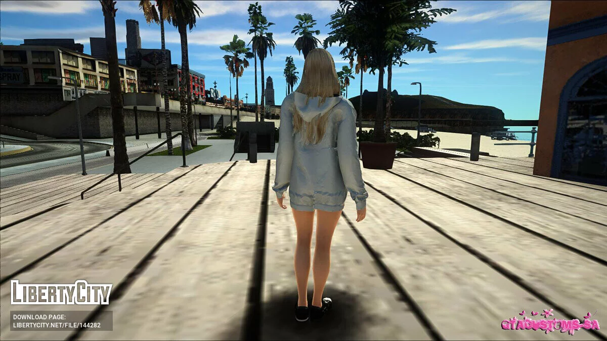 Helena Douglas dalam Pakaian Sehari-hari v32 / GTA San Andreas