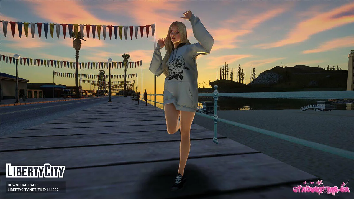 Helena Douglas dalam Pakaian Sehari-hari v32 / GTA San Andreas