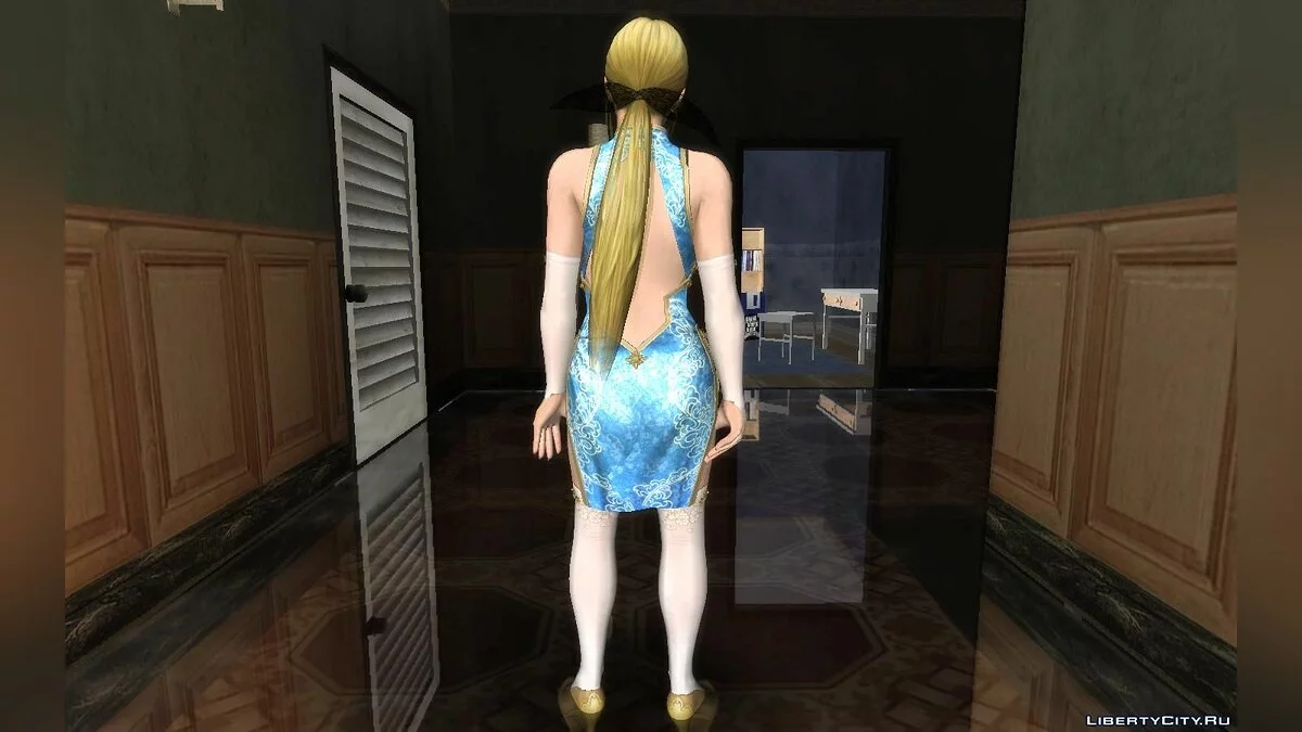 هيلينا دوغلاس في فستان اليوسفي من DOA5LR / جي تي إيه سان أندرياس