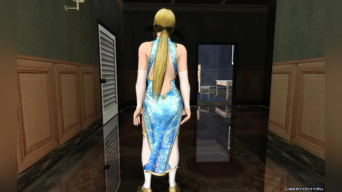 هيلينا دوغلاس في فستان اليوسفي من DOA5LR / جي تي إيه سان أندرياس