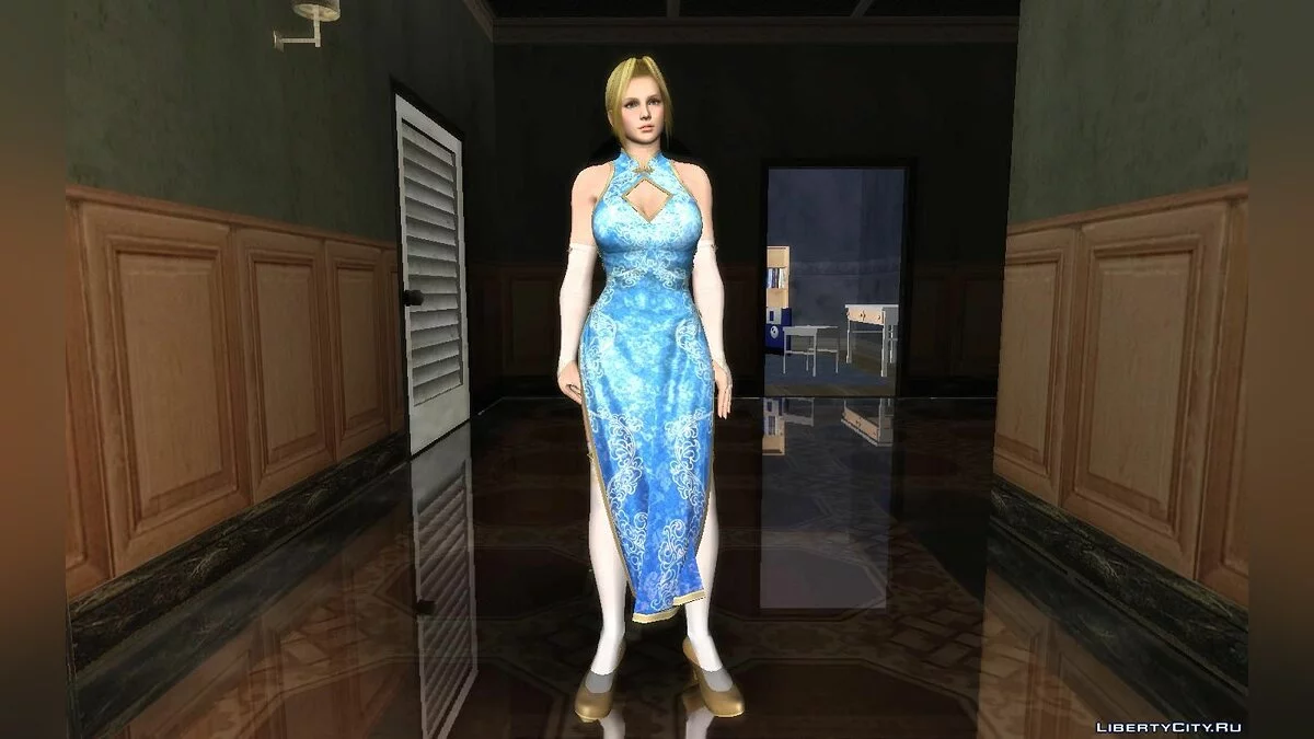 هيلينا دوغلاس في فستان اليوسفي من DOA5LR / جي تي إيه سان أندرياس