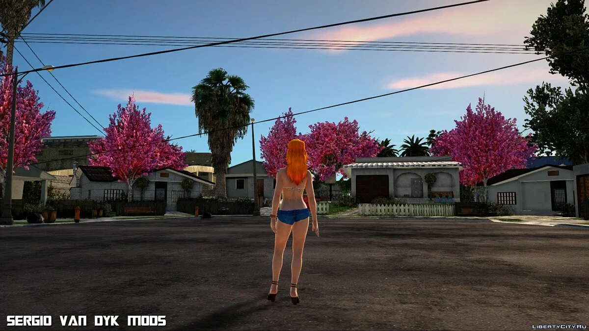 Hitomi (Nami) im Bikini aus Dead or Alive / GTA San Andreas