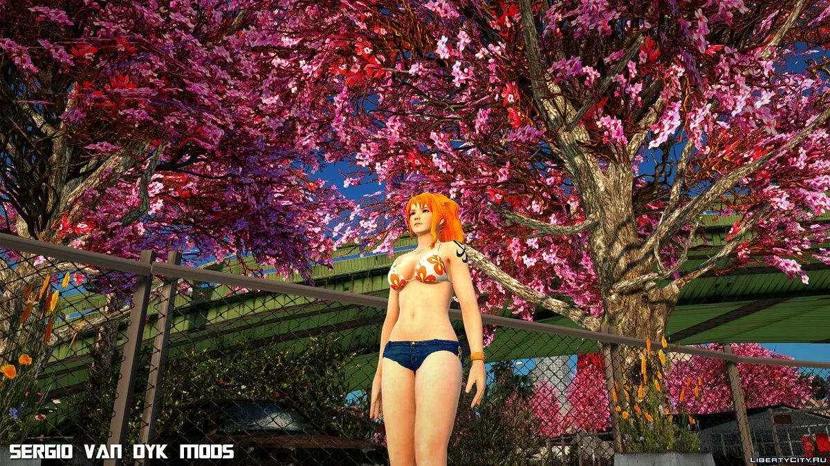 Hitomi (Nami) im Bikini aus Dead or Alive / GTA San Andreas