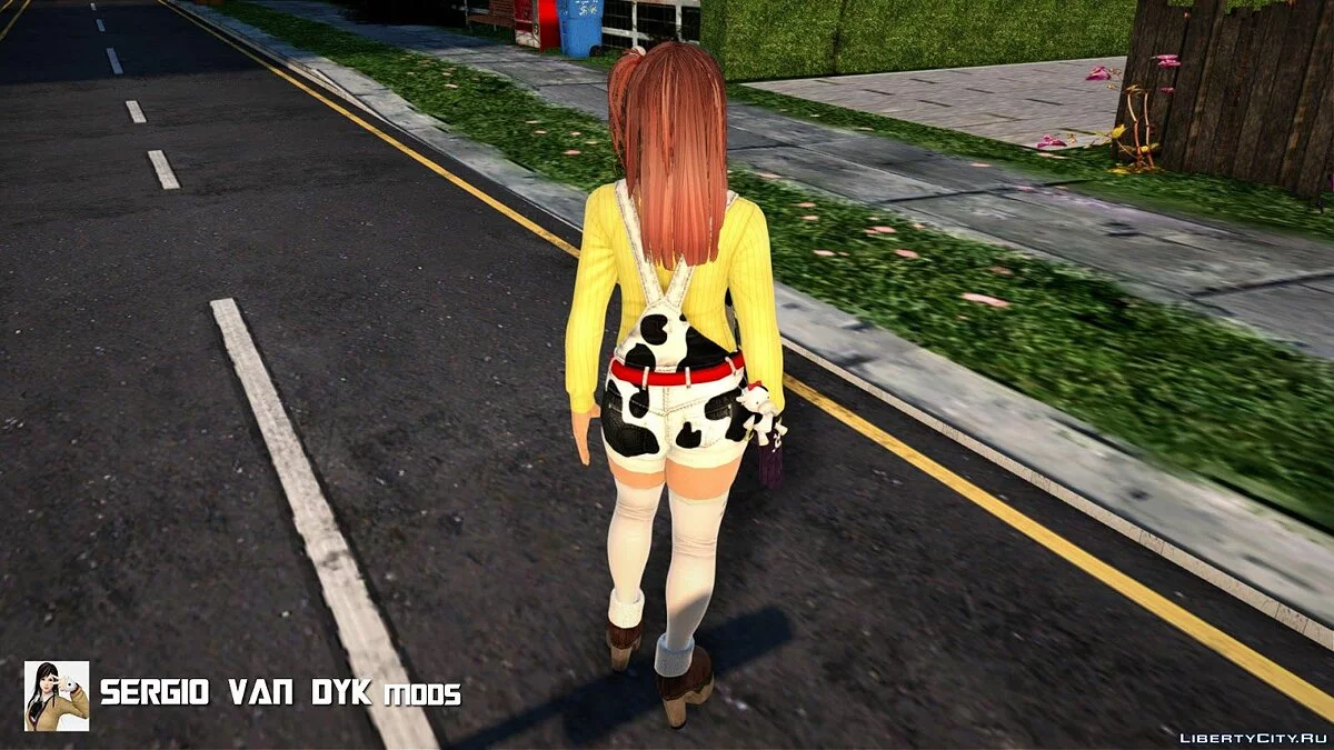 Honoka in Cowgirl Costume / GTA San Andreas