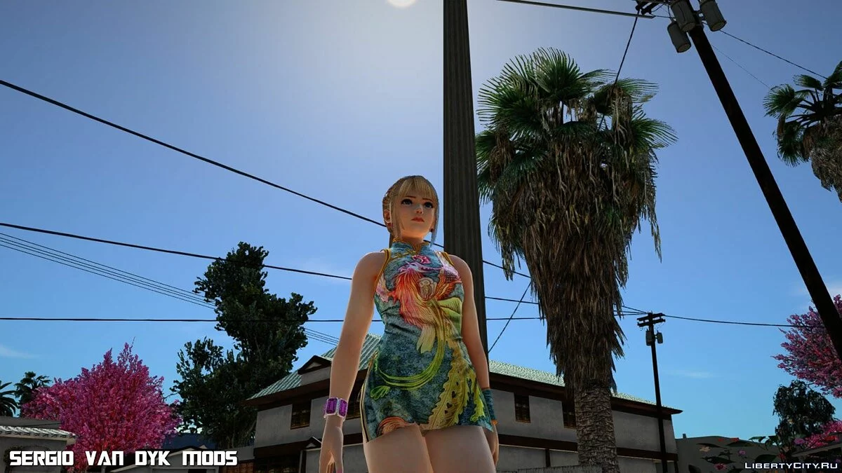 Marie Rose in Chinese Dress V2 / GTA San Andreas