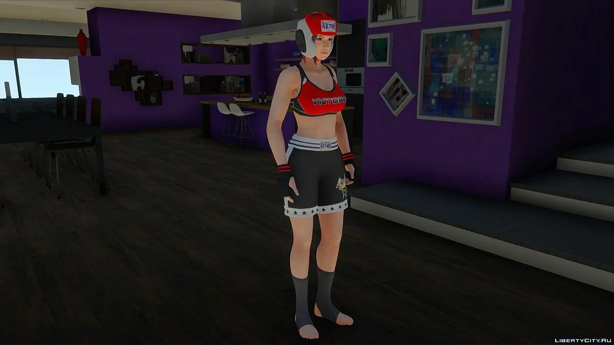 Mila in Default Costume from Dead or Alive 6 / GTA San Andreas