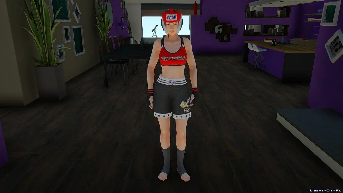 Mila in Default Costume from Dead or Alive 6 / GTA San Andreas