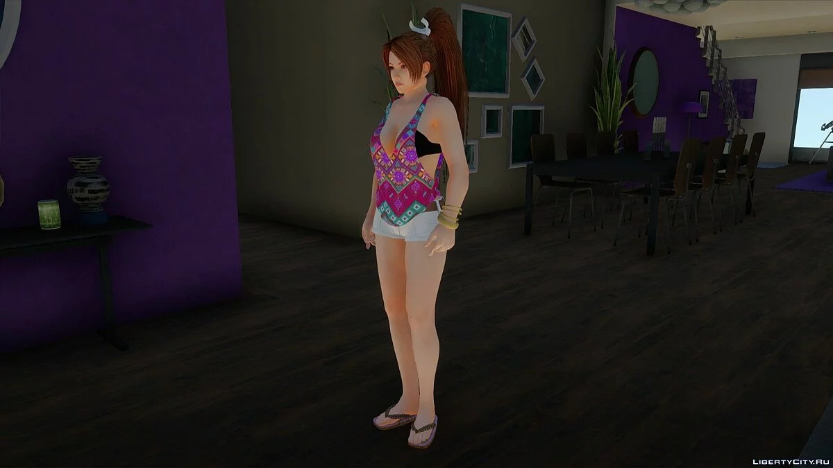 Mai Shiranui in Casual Outfit v15 / GTA San Andreas