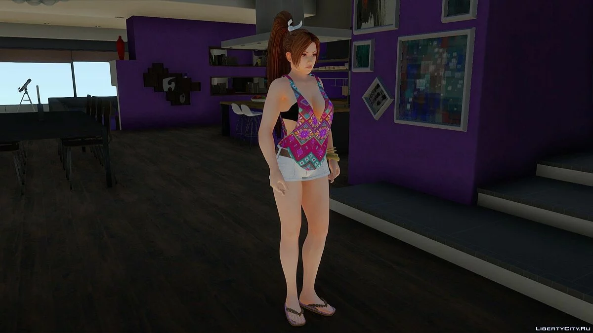 Mai Shiranui in Casual Outfit v15 / GTA San Andreas