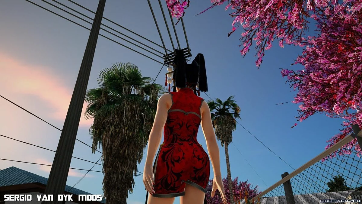Nyotengu in a Mandarin Dress / GTA San Andreas