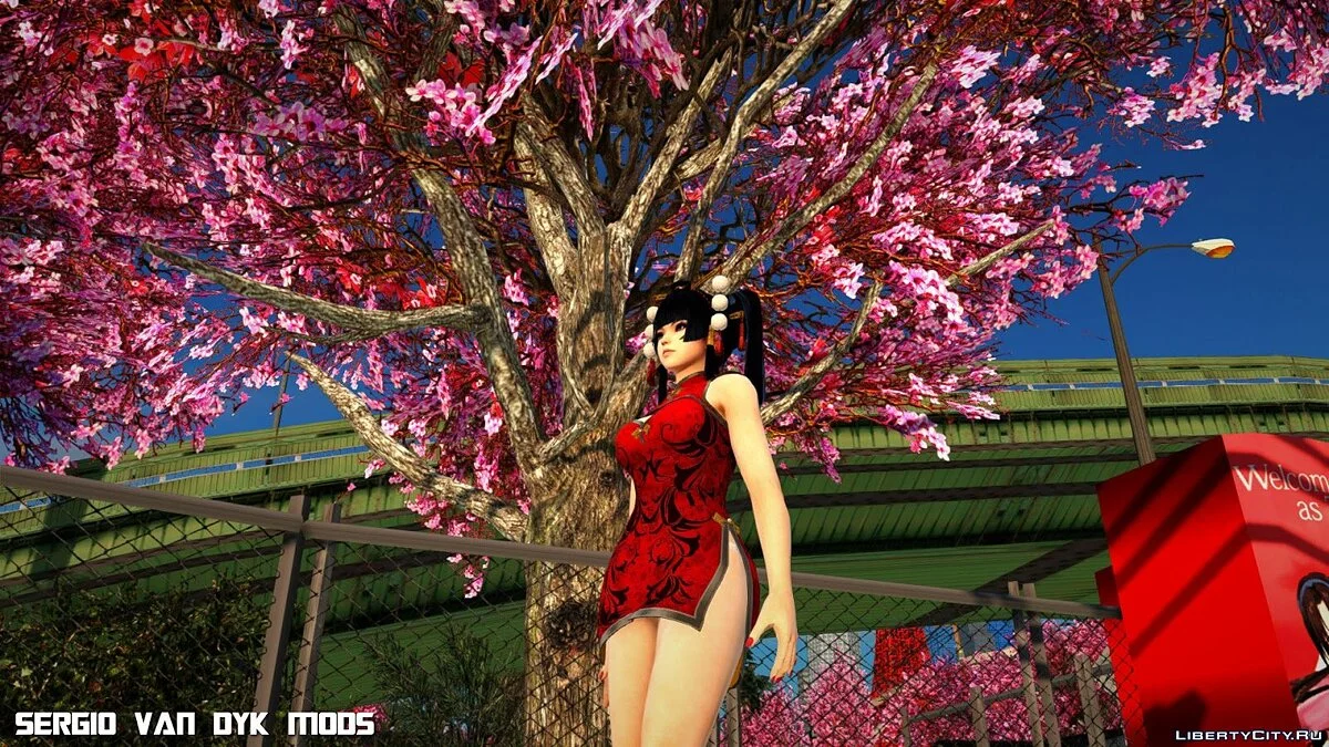Nyotengu in a Mandarin Dress / GTA San Andreas