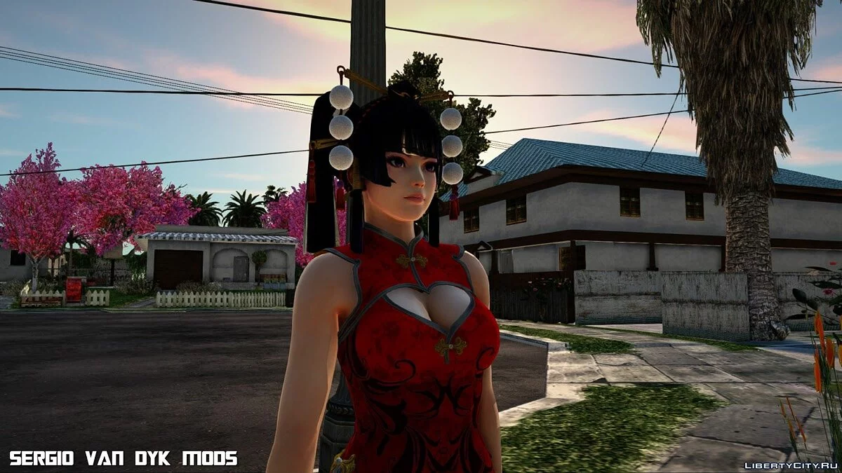 Nyotengu in a Mandarin Dress / GTA San Andreas