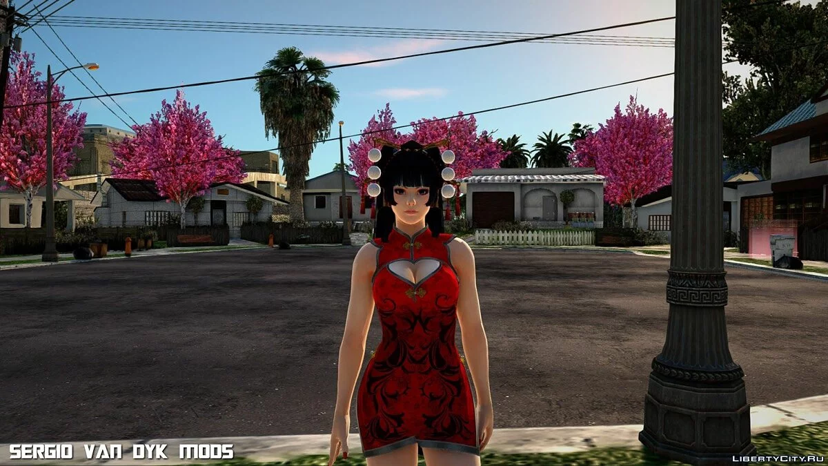 Nyotengu in a Mandarin Dress / GTA San Andreas
