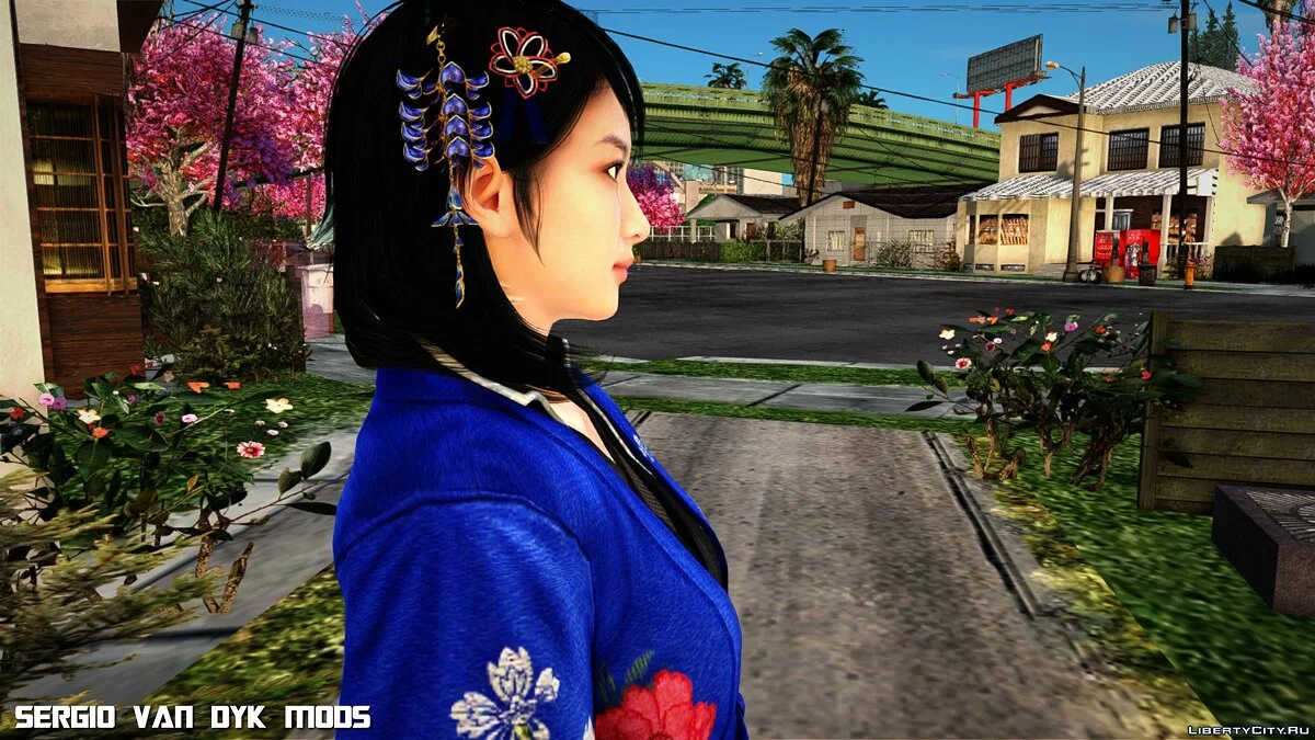 Okatsu from Nioh / GTA San Andreas
