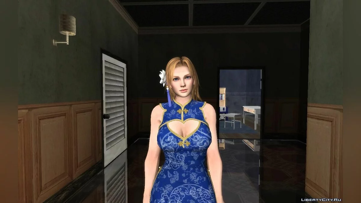 تينا أرمسترونغ في فستان ماندرين من DOA5LR / جي تي إيه سان أندرياس