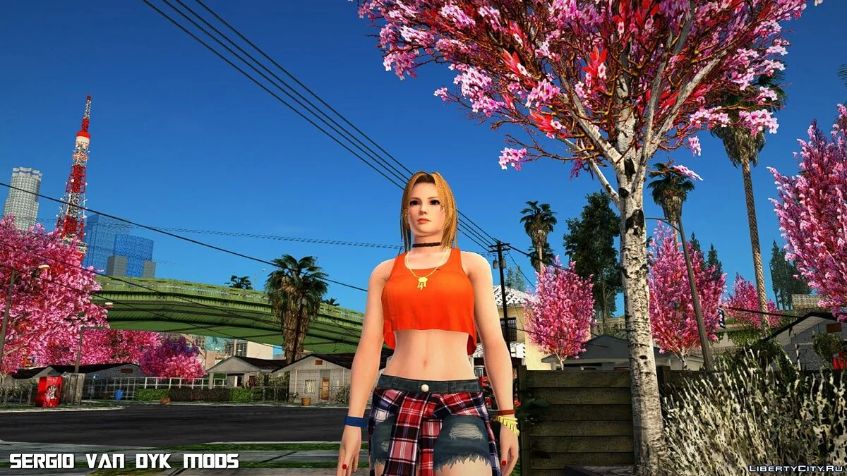 Tina in Casual Outfit from DOA6 / GTA San Andreas