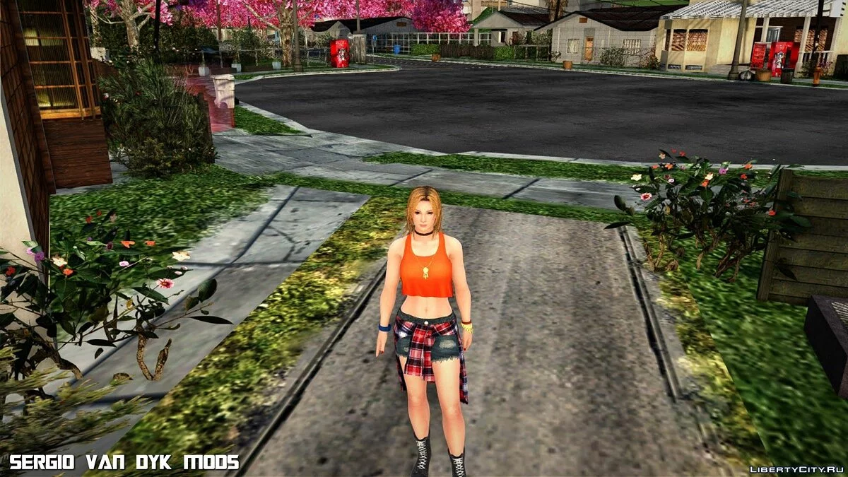 Tina in Casual Outfit from DOA6 / GTA San Andreas