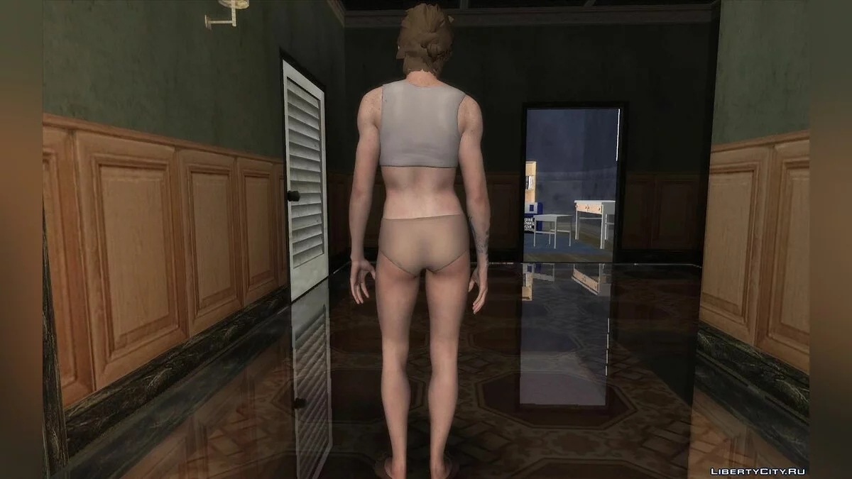 Ellie em lingerie de The Last of Us / GTA San Andreas