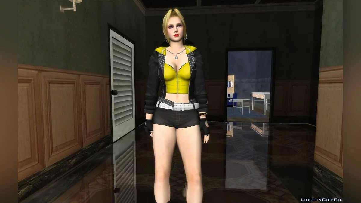 DOA中的海伦娜·道格拉斯皮革套装 / GTA San Andreas