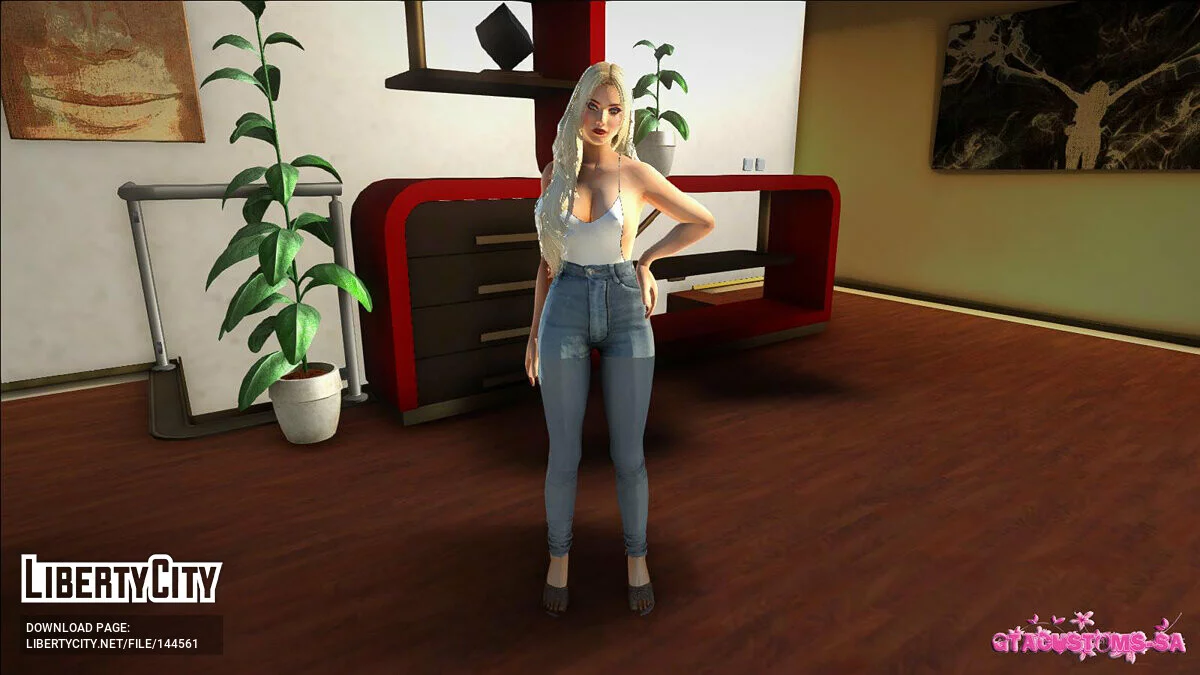 Helena Douglas en vêtements décontractés v31 / GTA San Andreas