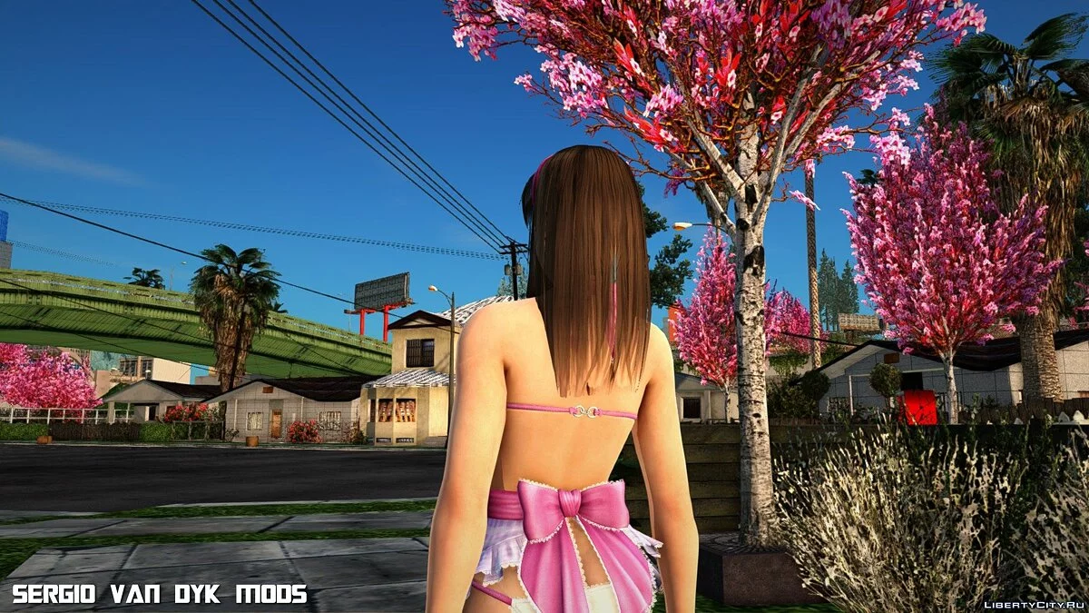 Hitomi en ropa del Día de San Valentín / GTA San Andreas