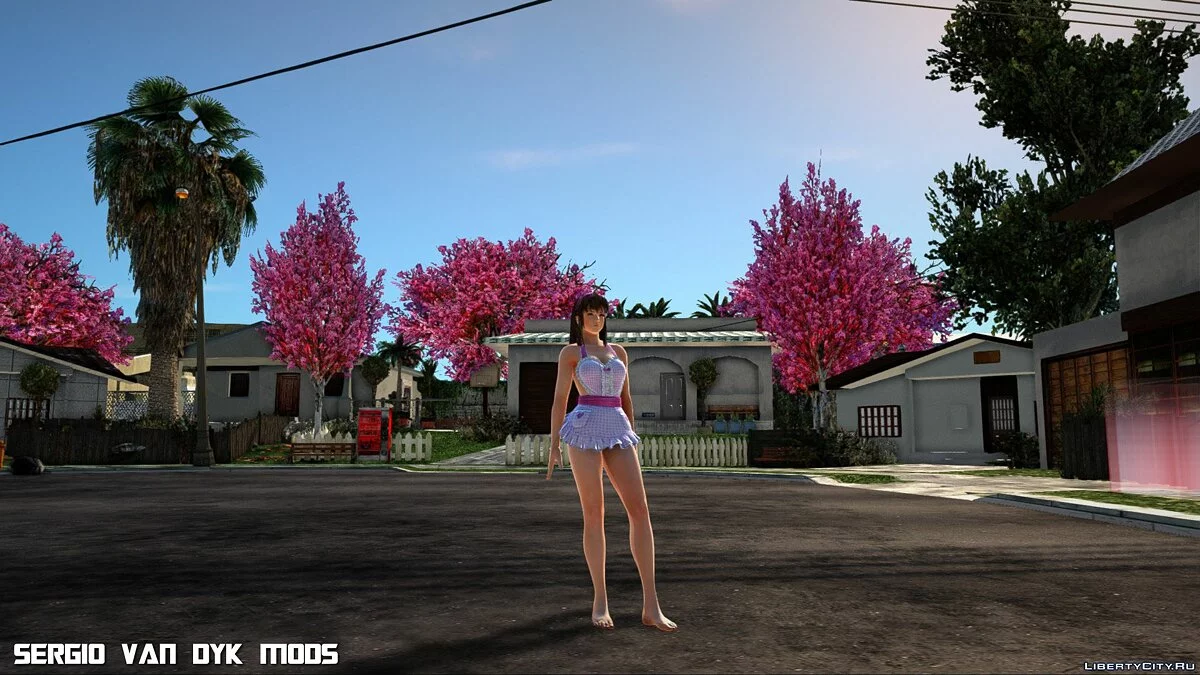 Hitomi en ropa del Día de San Valentín / GTA San Andreas