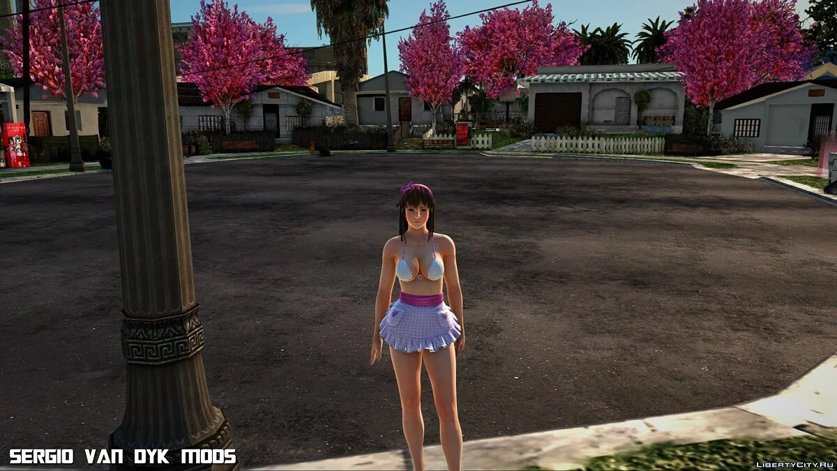 Hitomi com roupa do Dia dos Namorados v2 / GTA San Andreas